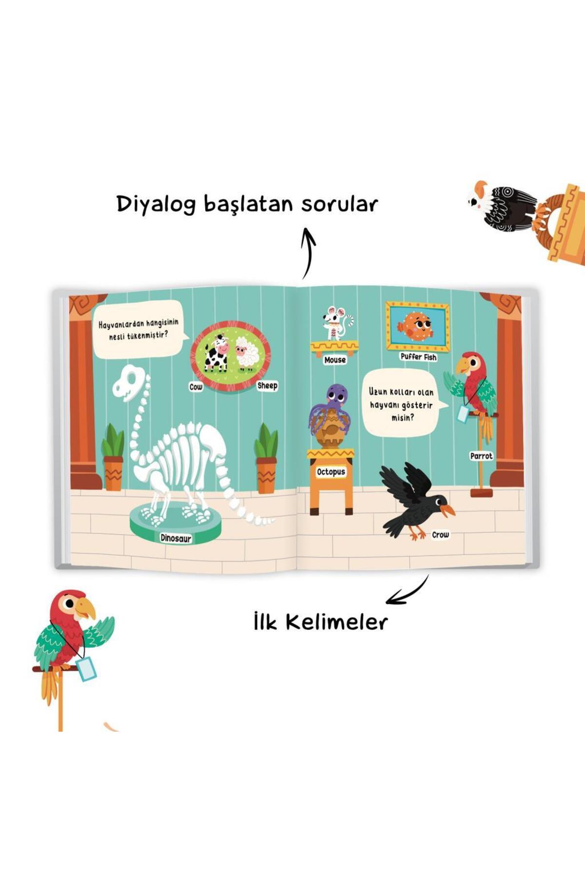Bi Kutu Oyun İlk Kelimeler Müzesi – Hayvanlar (İngilizce Destekli Kitap ve Yapboz Seti) fotoğrafı 5 (önizleme)