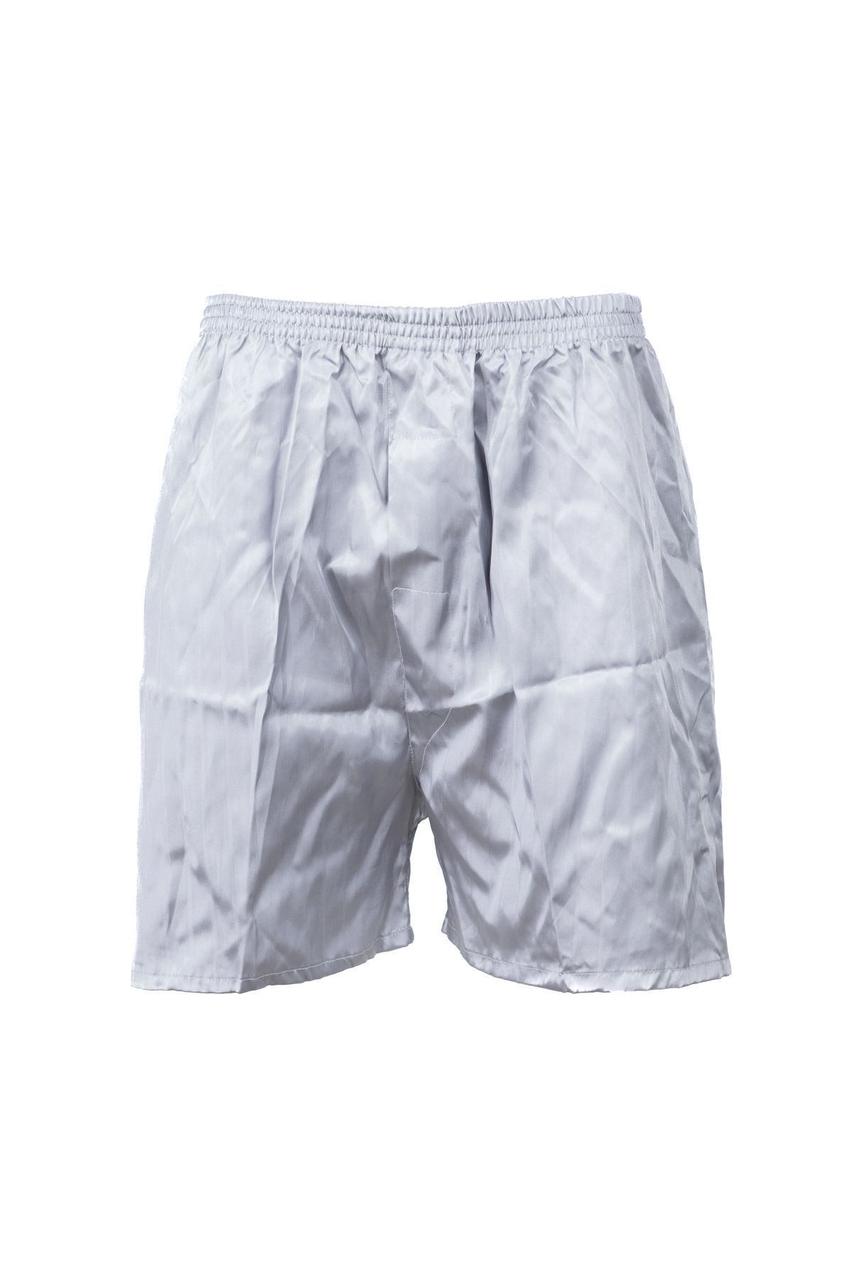 Ottoland Pantaloni Scurți Din Satin Pentru Bărbați - Culoare Uni, Talie Elastică, Țesătură Ușoară Fără Buzunare Masculin - XL