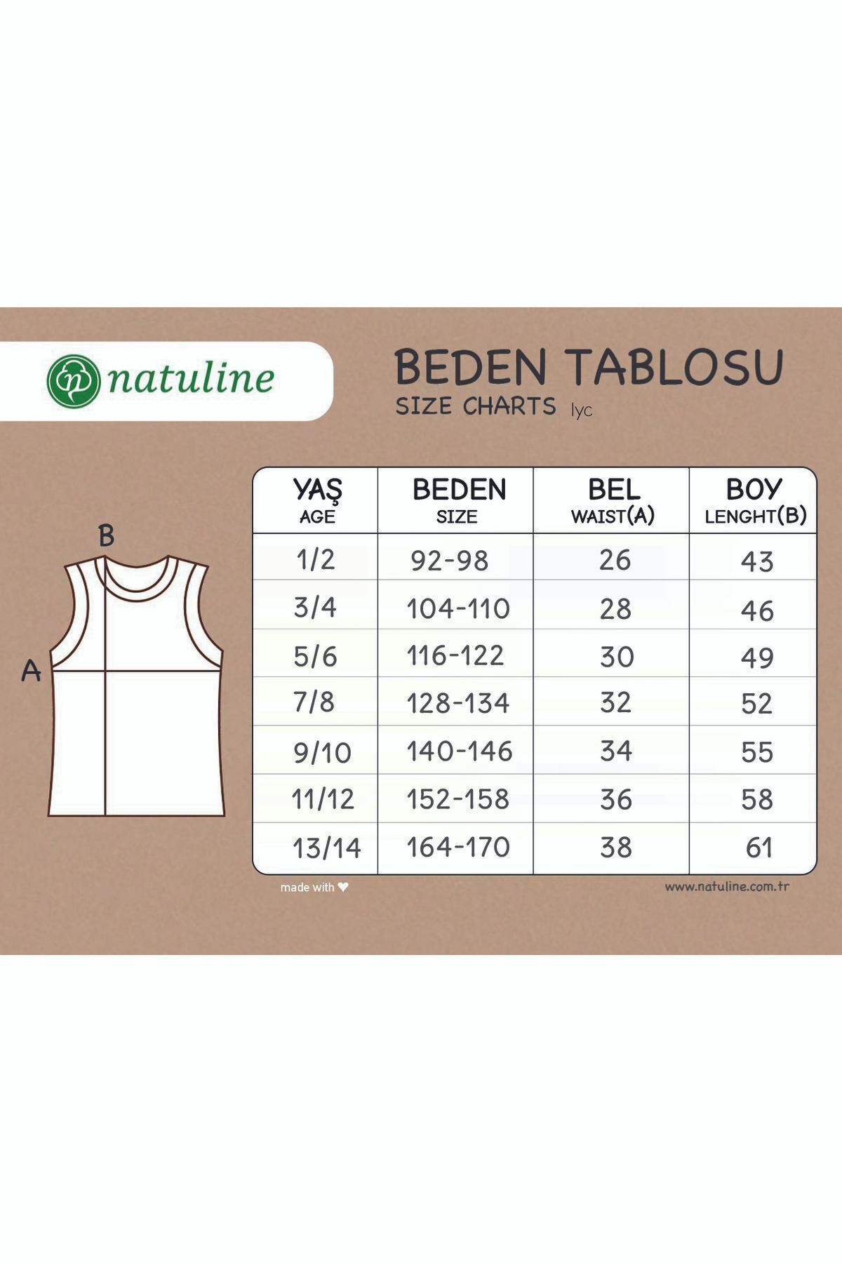natuline-قميص داخلي للأولاد من القطن العضوي الليكرا 4 قطع Cool Tiger 3004-4 8
