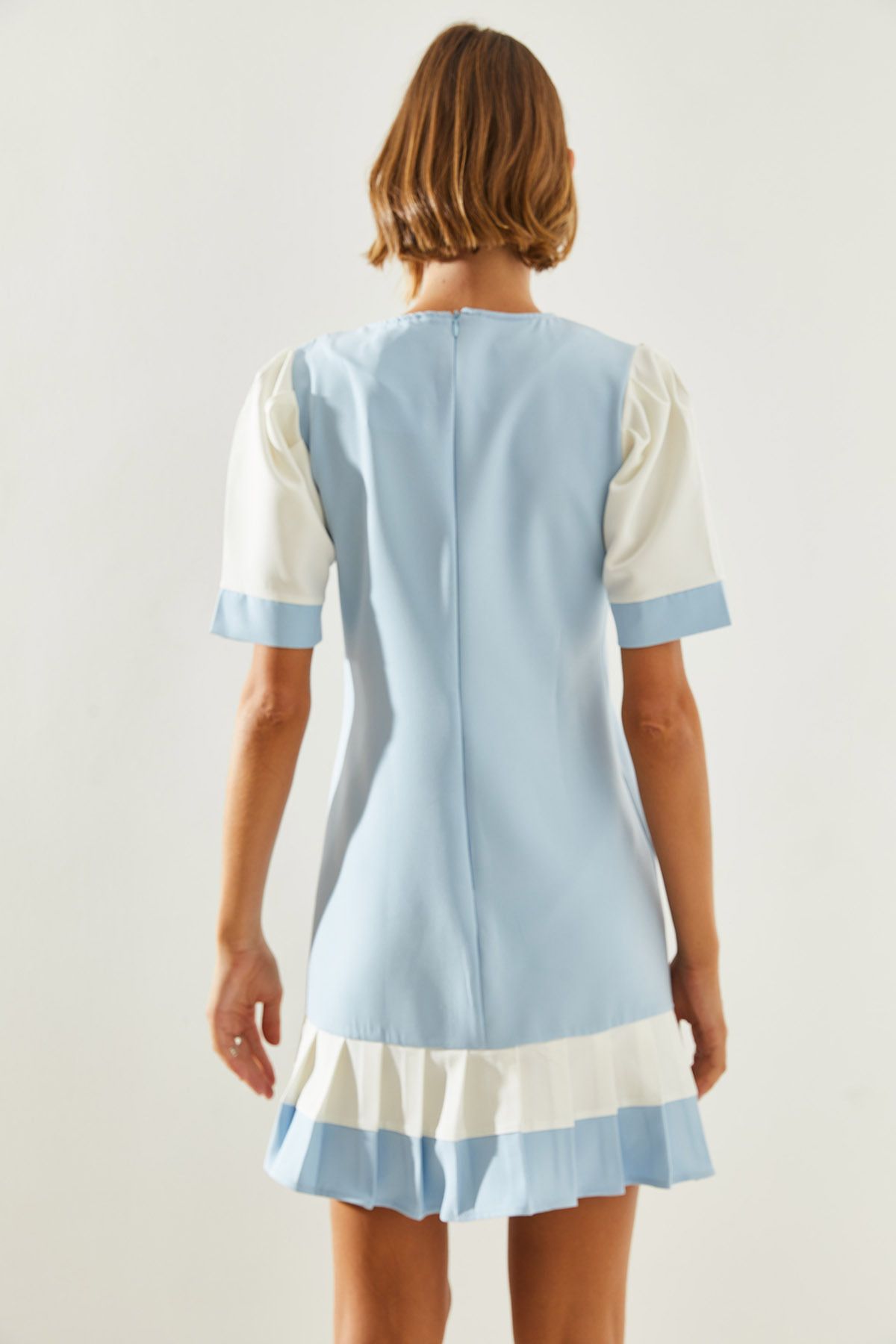 Bianco Lucci-Rochie de damă cu detaliu cu fundă și fermoar ascuns - 21192 60251644 3