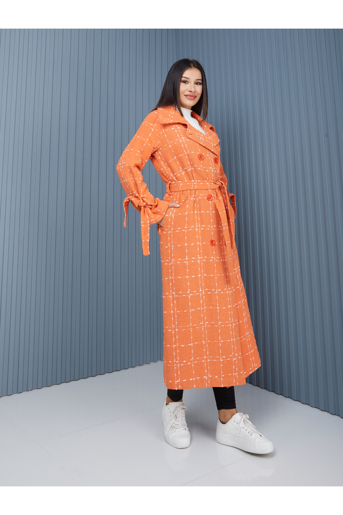 Heggo  Palto Kaban Oversize - Görsel 4