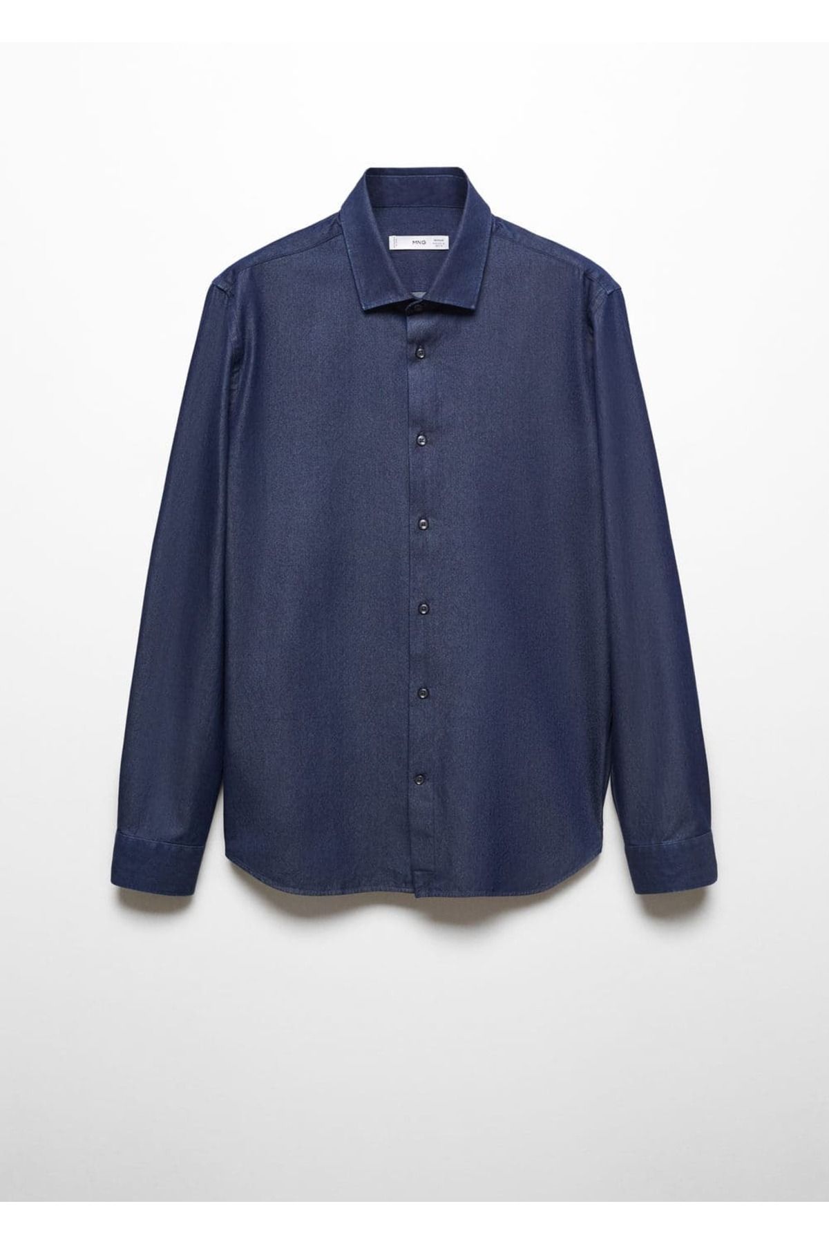 MANGO Man-Koszula z bawełny Chambray o regularnym kroju 3