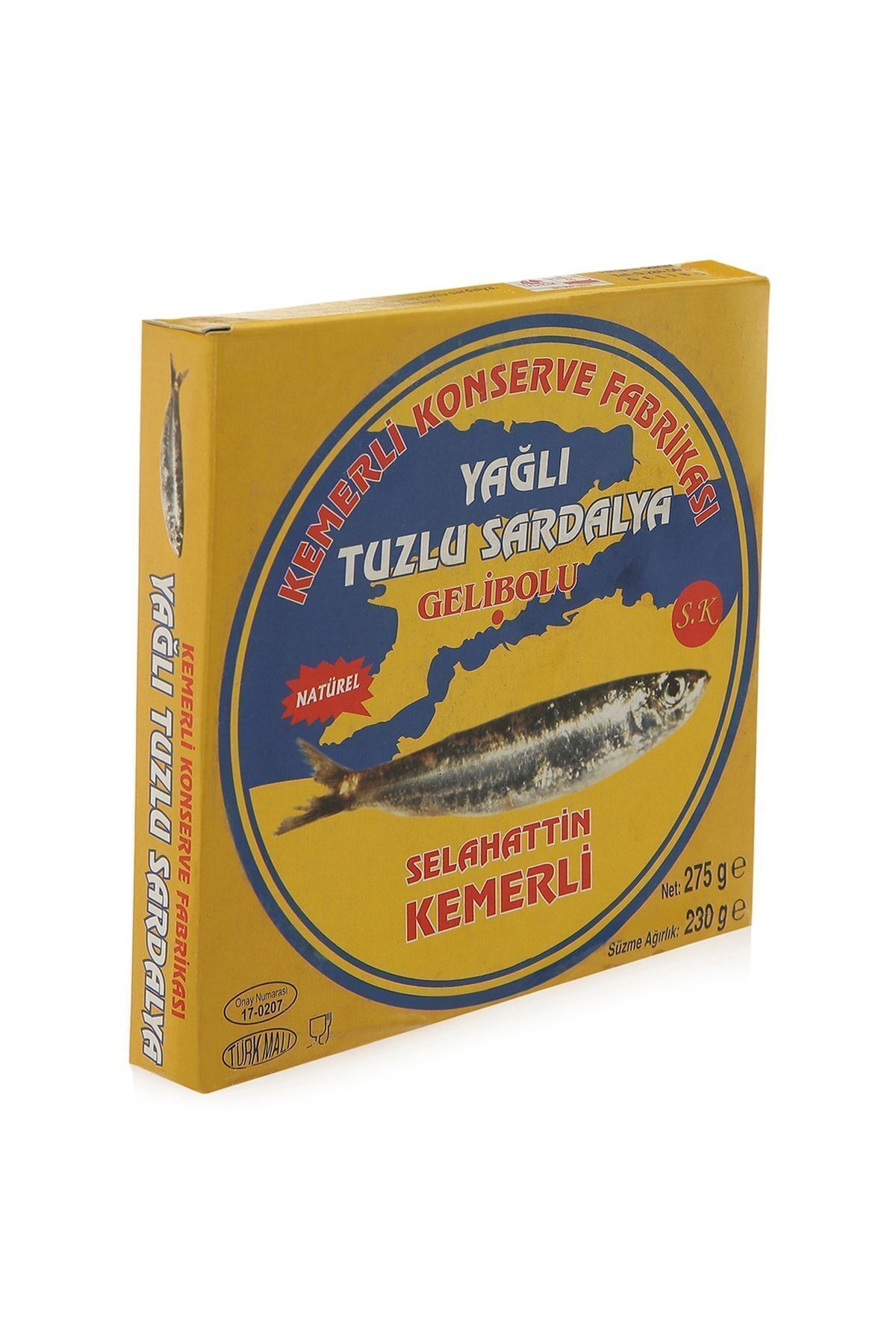 Genel Markalar Yağlı Tuzlu Sardalya 275gr