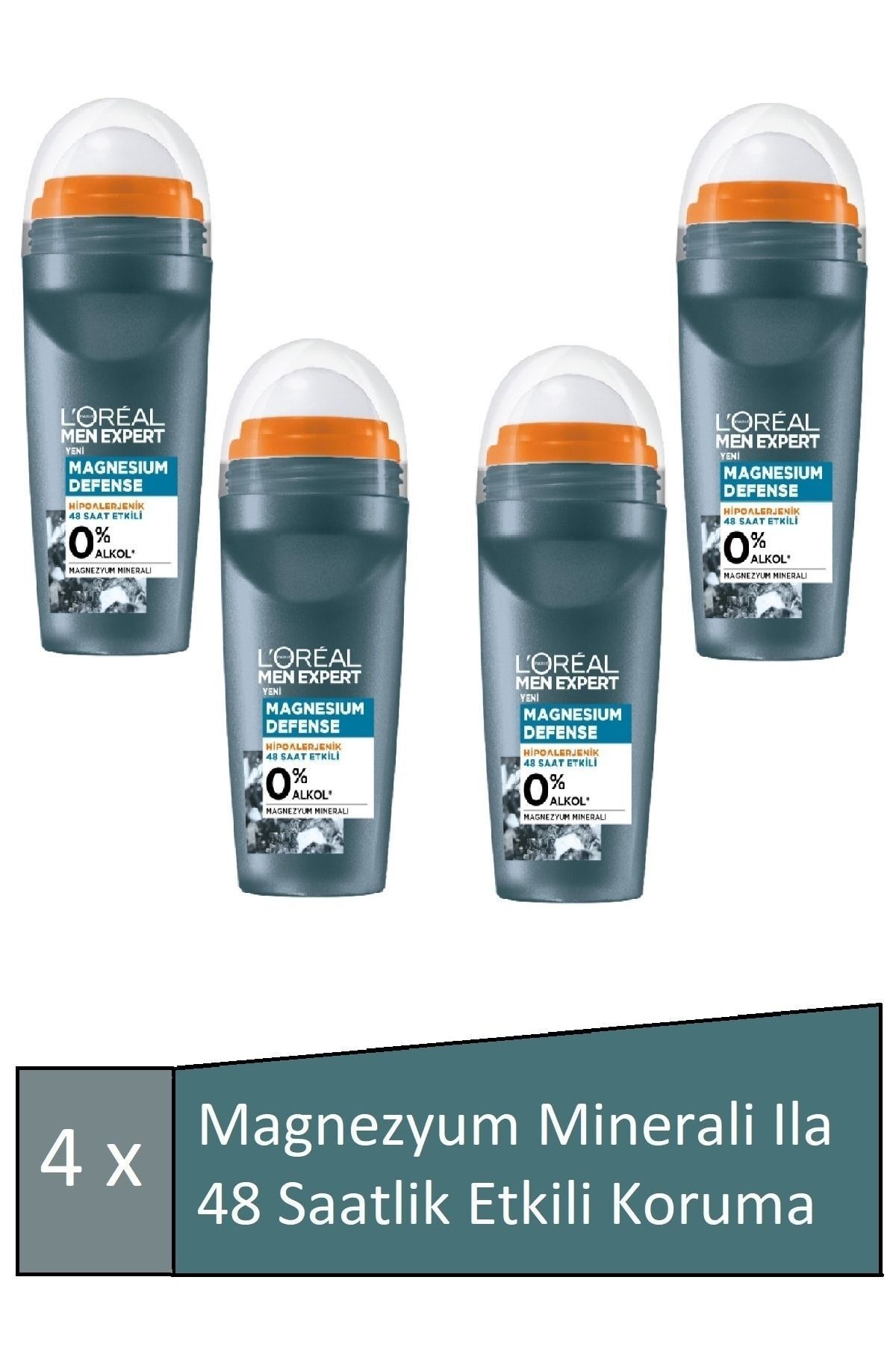 L'Oreal Paris Men Expert Erkek Deodorant Magnesıum Defense Hipoalerjenik Roll On