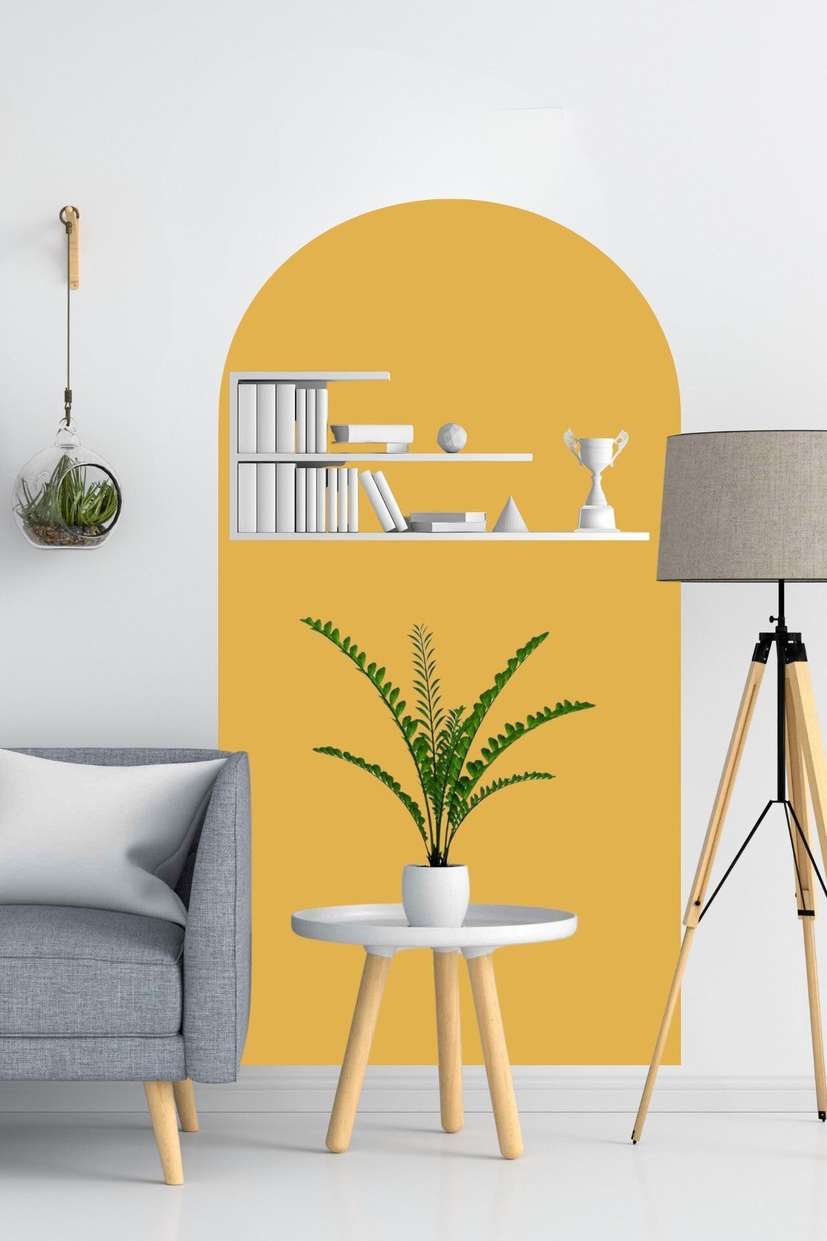 Bohemian Oval Wall Sticker