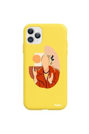 Iphone 11 Pro Max Sarı Friends Phoebe Buffay Tasarımlı Lansman Kılıf FCIP11M-PHB