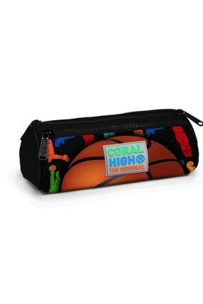 Kids Basketbol Topu Üç Bölmeli Kalem Çantası Erkek YGN22321