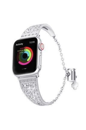 Apple Watch Uyumlu 42/44/45 Mm Lady Diamond Loop Kordon LD2