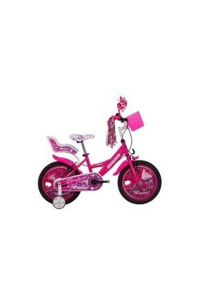 Rose Kız Çocuk Bisikleti 24cm 16 Jant Pembe Beyaz Yeşil ROSE