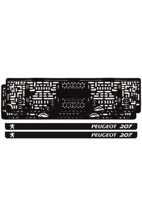 Lazer Kesim Peugeot 207 Logolu Takmatik Plakalık DH19914