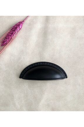 5 Adet Çanak Kulp Mat Siyah 64mm (6,4cm) Iki Delik Arası Aks. 30052029