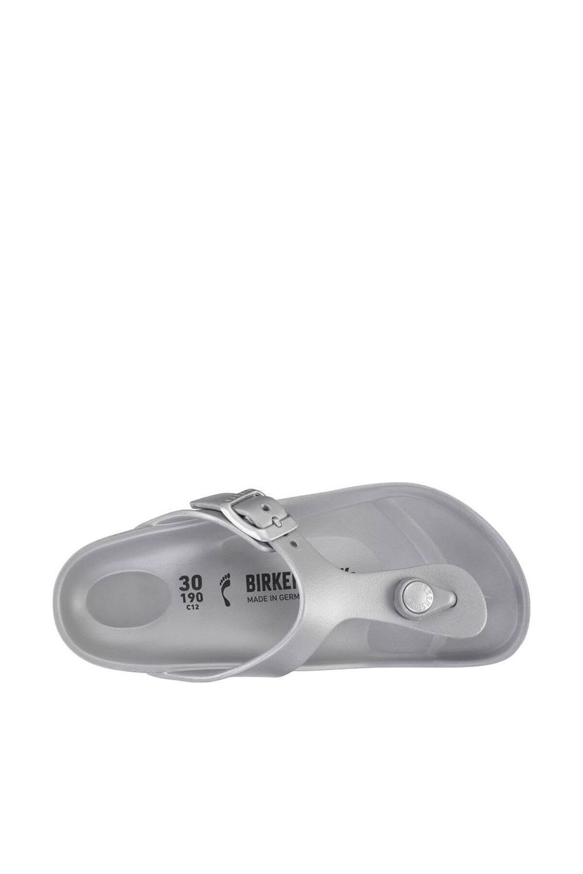 دمپایی بیرکن استاک کیدز پسرانه اوا خاکستری  راسته      کژوال/روزمره | Birkenstock Kids 1BRKK2017003 DE - تصویر 3