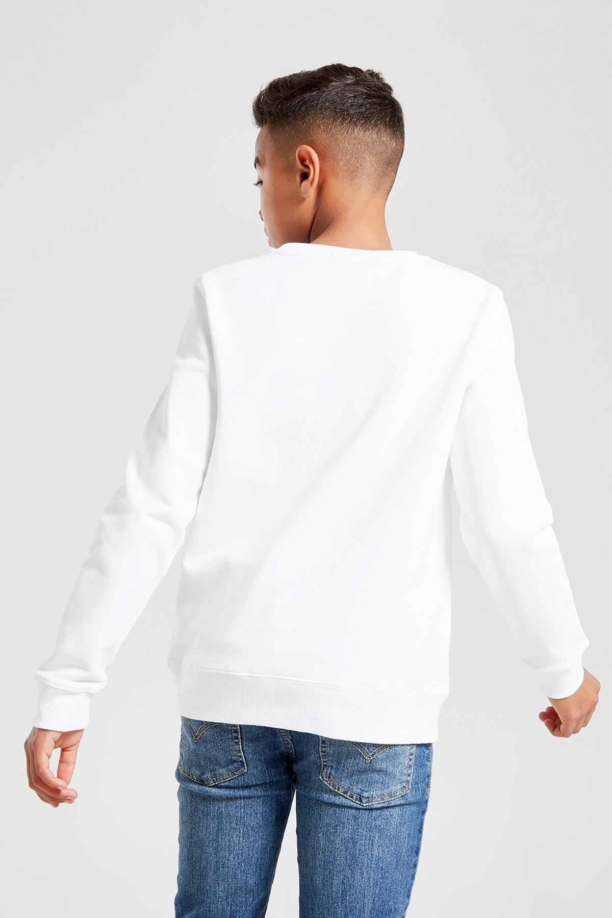 سویشرت پسرانه سفید QIVI | BGA10265-COCSW اورجینال - تصویر 2