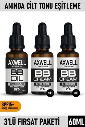 Axwell Bb Oil Ve Leke Karşıtı Bb Krem No:1 Seti BB006