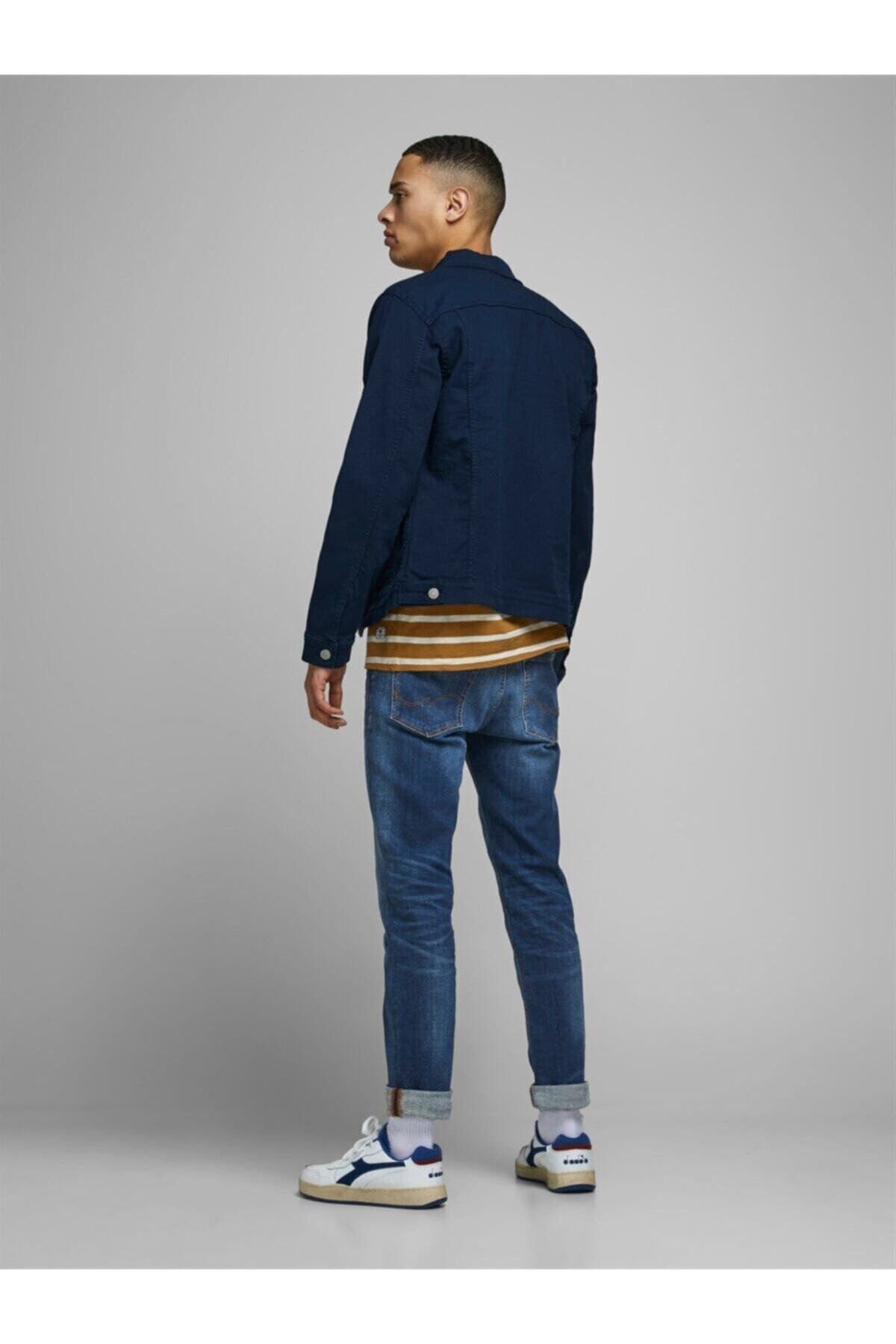 شلوار جین مردانه راسته فاق نرمال | جک اند جونز Jack & Jones 12146384SG - تصویر 2