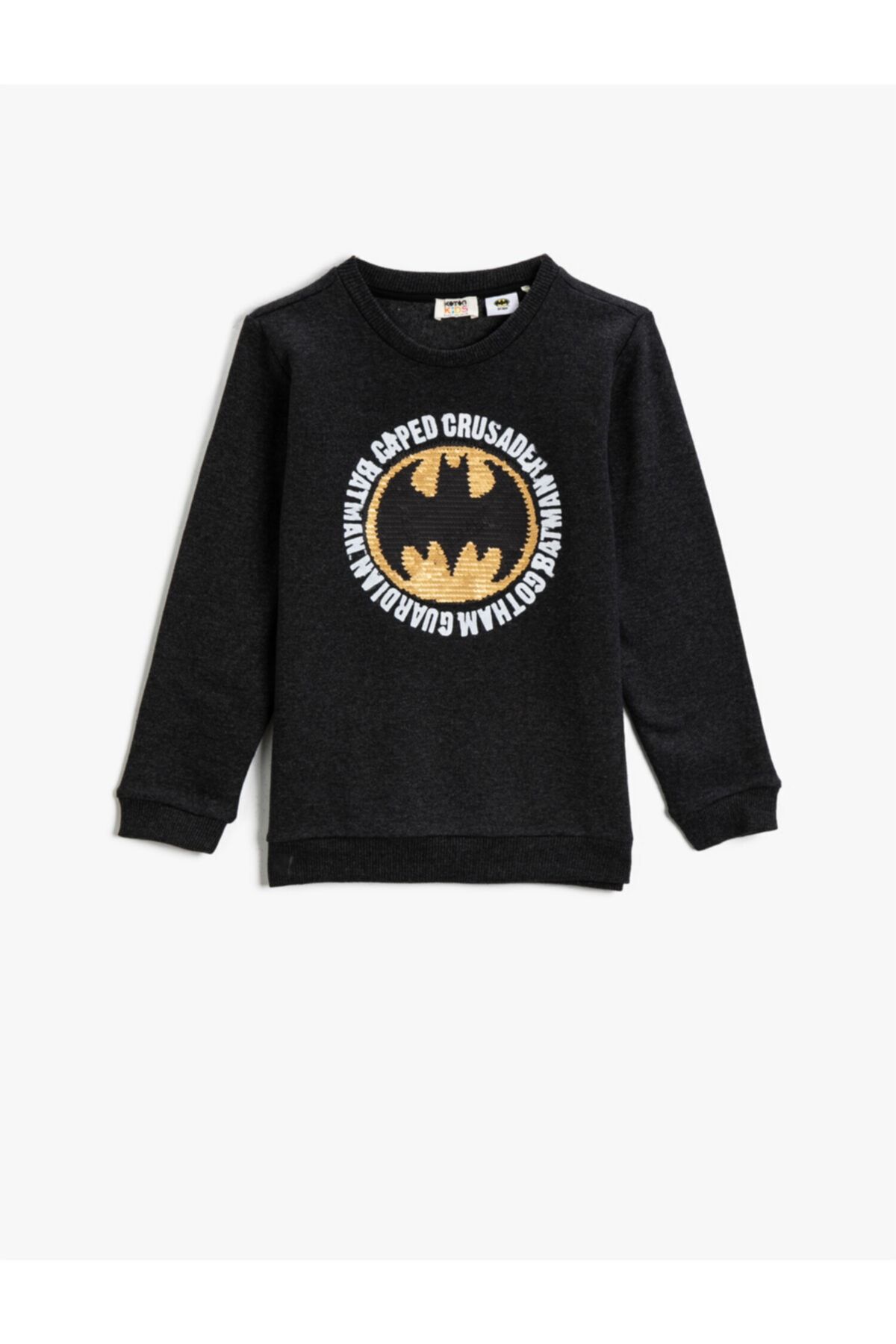 Koton Sweatshirt Schwarz Regular Fit Fast ausverkauft