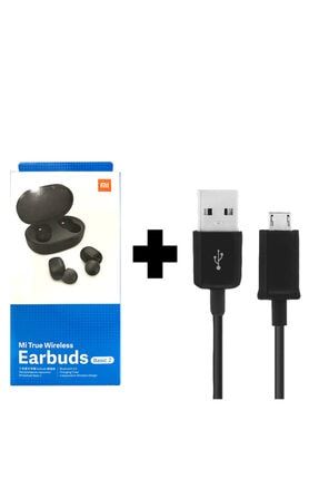 Mi Earbuds Basic 2 Bluetooth 5.0 Orijinal Kulaklık + Hediye Şarj Kablosu BasicKABLO