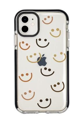 Iphone 11 Smile Desenli Candy Bumper Silikonlu Telefon Kılıfı MC11CBTS143