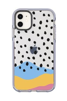 Iphone 11 Shine Desenli Candy Bumper Silikonlu Telefon Kılıfı MC11CBTS131