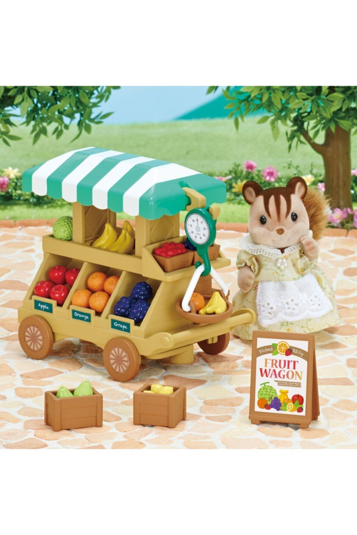 Sylvanian families fruit wagon clearance