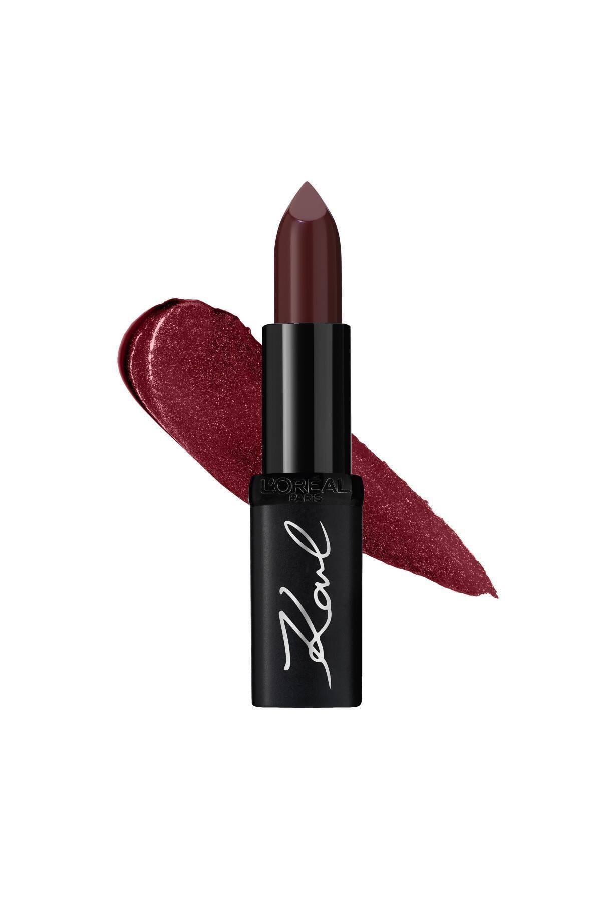 رنگ جیگری۰۶ رژ لب karl  لورآل پاریس Loreal
