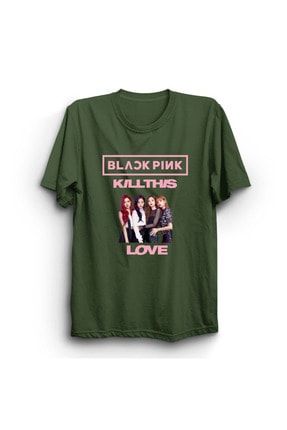 Unisex Yeşil Black Pink Killthis Love Pink TT-BT1241