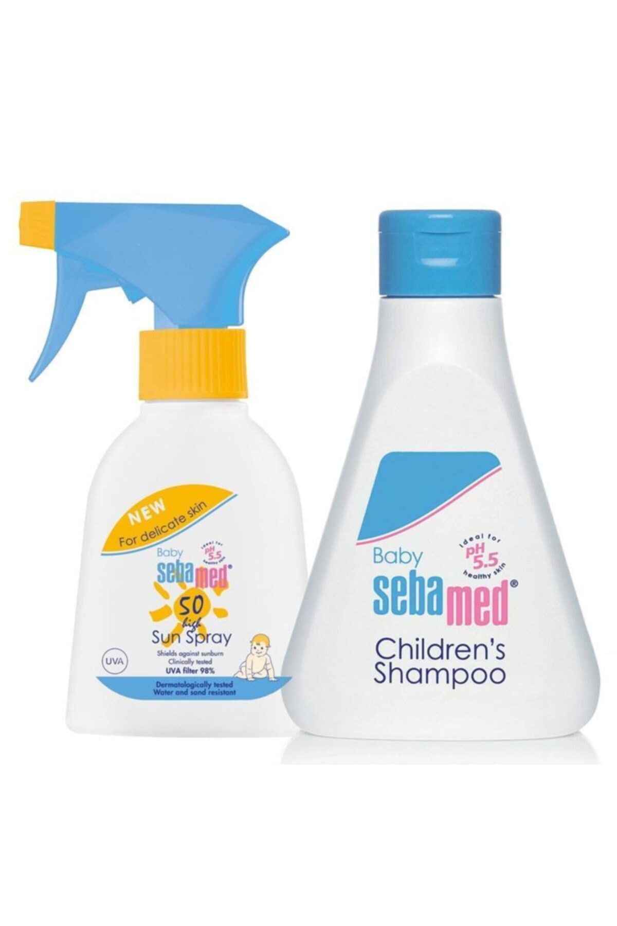Sebamed Çocuk Yaz Seti - Baby Sun Sprey 50spf 200ml - Baby Şampuan 150 Ml — 5552555200051