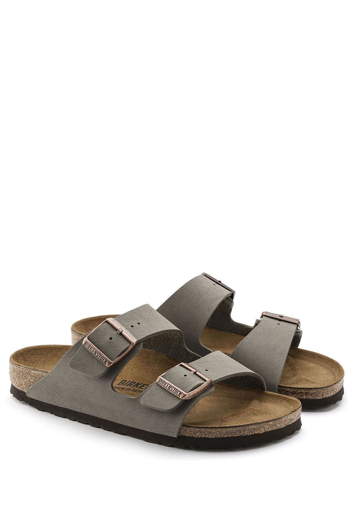 دمپایی بیرکن استاک زنانه  خاکستری  راسته      Beachwear | Birkenstock 20S.AYK.TLK.FRM.0018 - تصویر 3