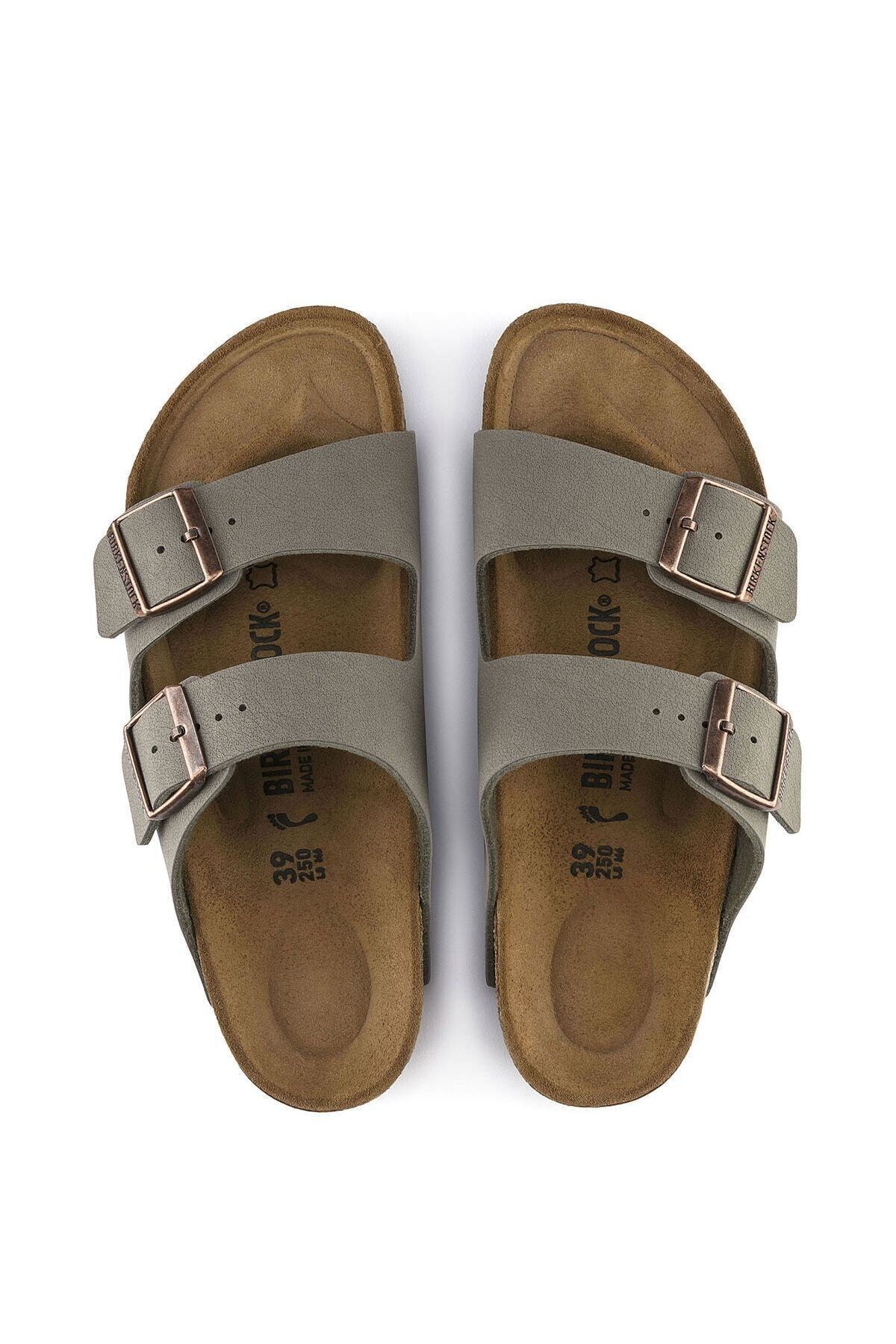 دمپایی بیرکن استاک زنانه  خاکستری  راسته      Beachwear | Birkenstock 20S.AYK.TLK.FRM.0018 - تصویر 4