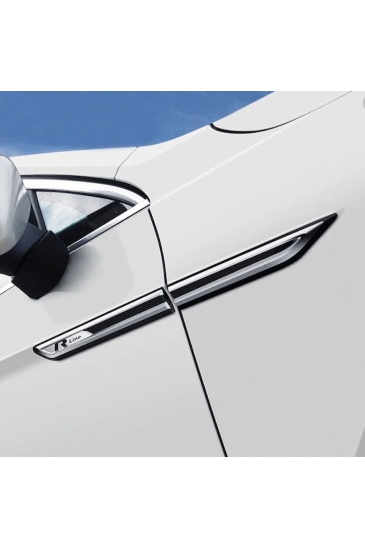 Premium Chromes Volkswagen Passat B8.5 R Line Yan Çamurluk Çıtası Krom 4 Parça 2015 2021 Arası
