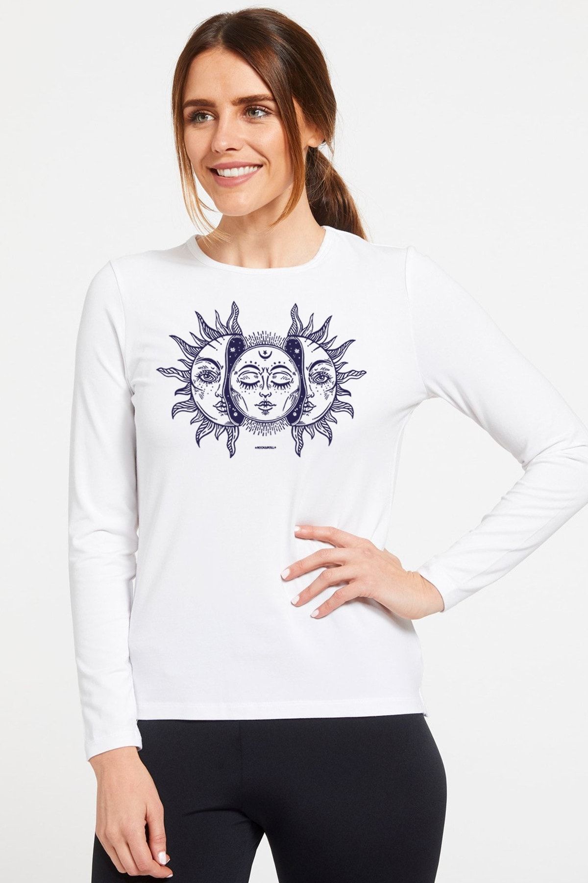 Sun and moon long sleeve shirt cheap