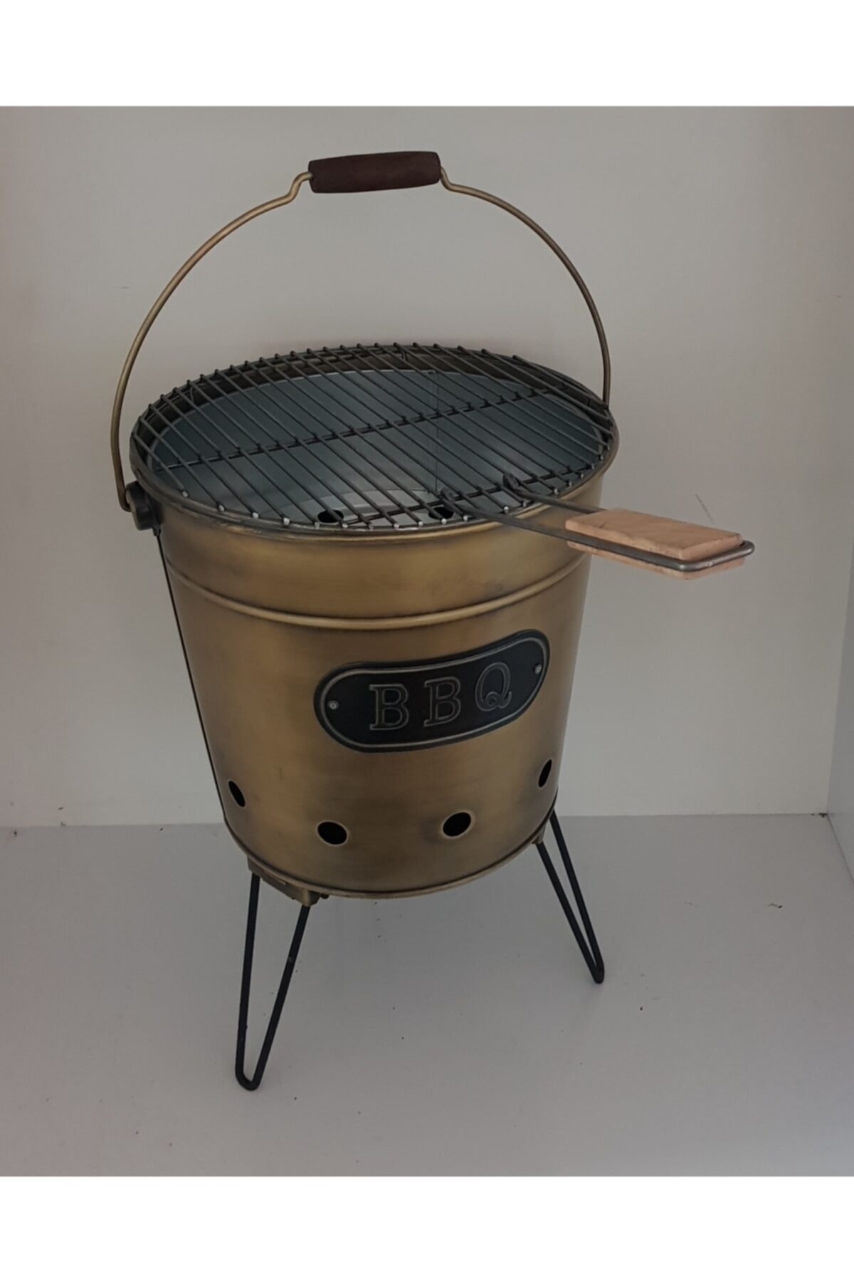 Kömürlü Mangal Antik Eskitme Renk 4