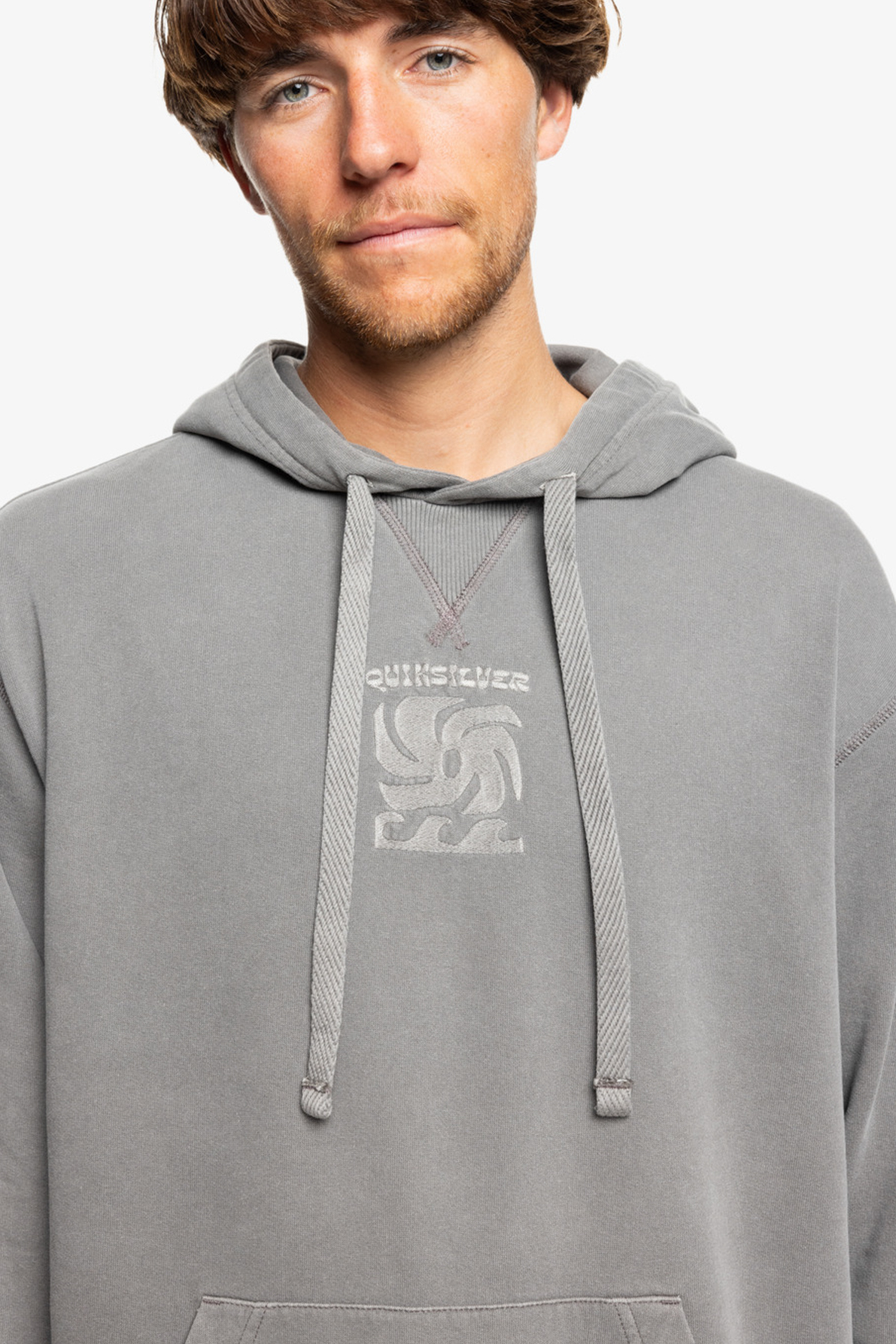 Quiksilver Pullover Hoodie for Men. Features Include: Collection: Eco Collection, Fabric: 100% Organic Cotton