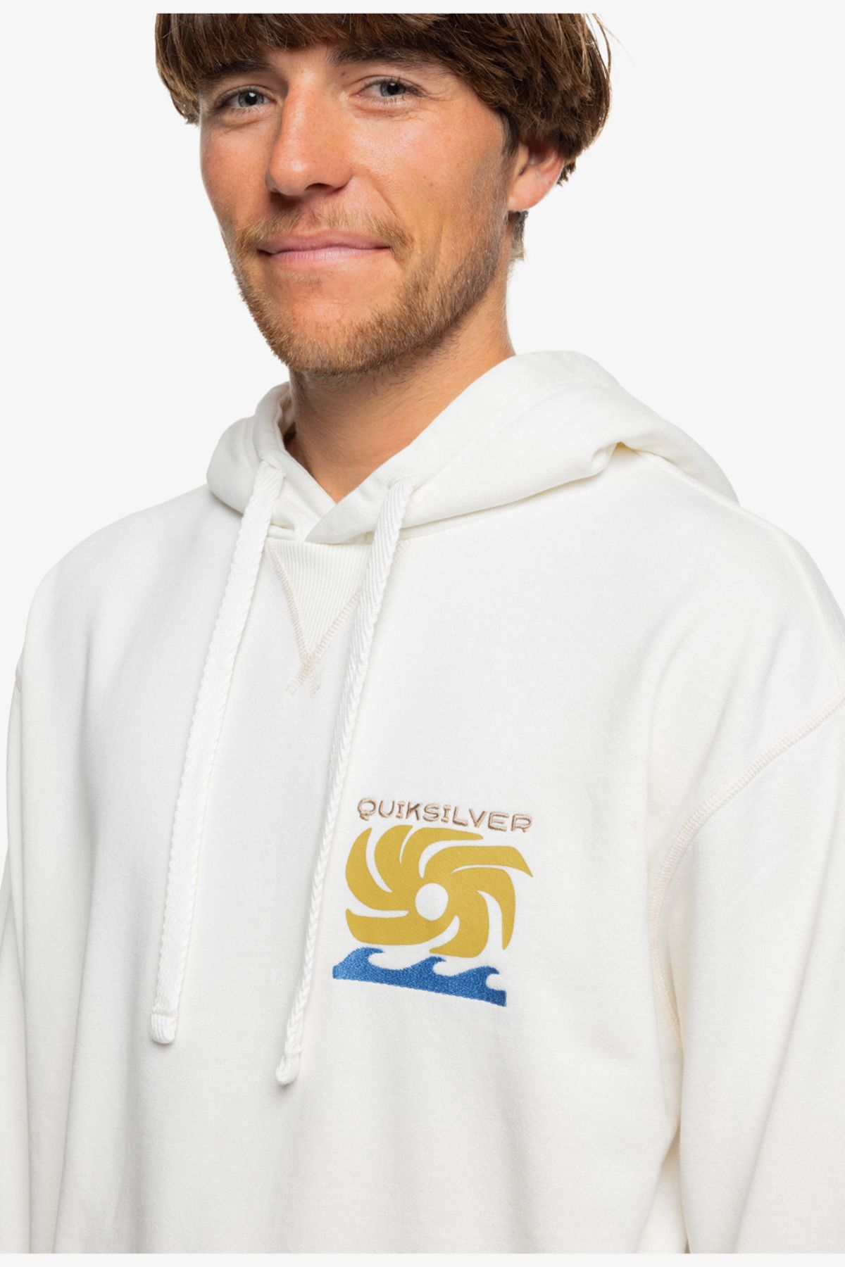 Quiksilver-Eco Collision Pullover Hoodie - 100% autentická továreň Algodon 6