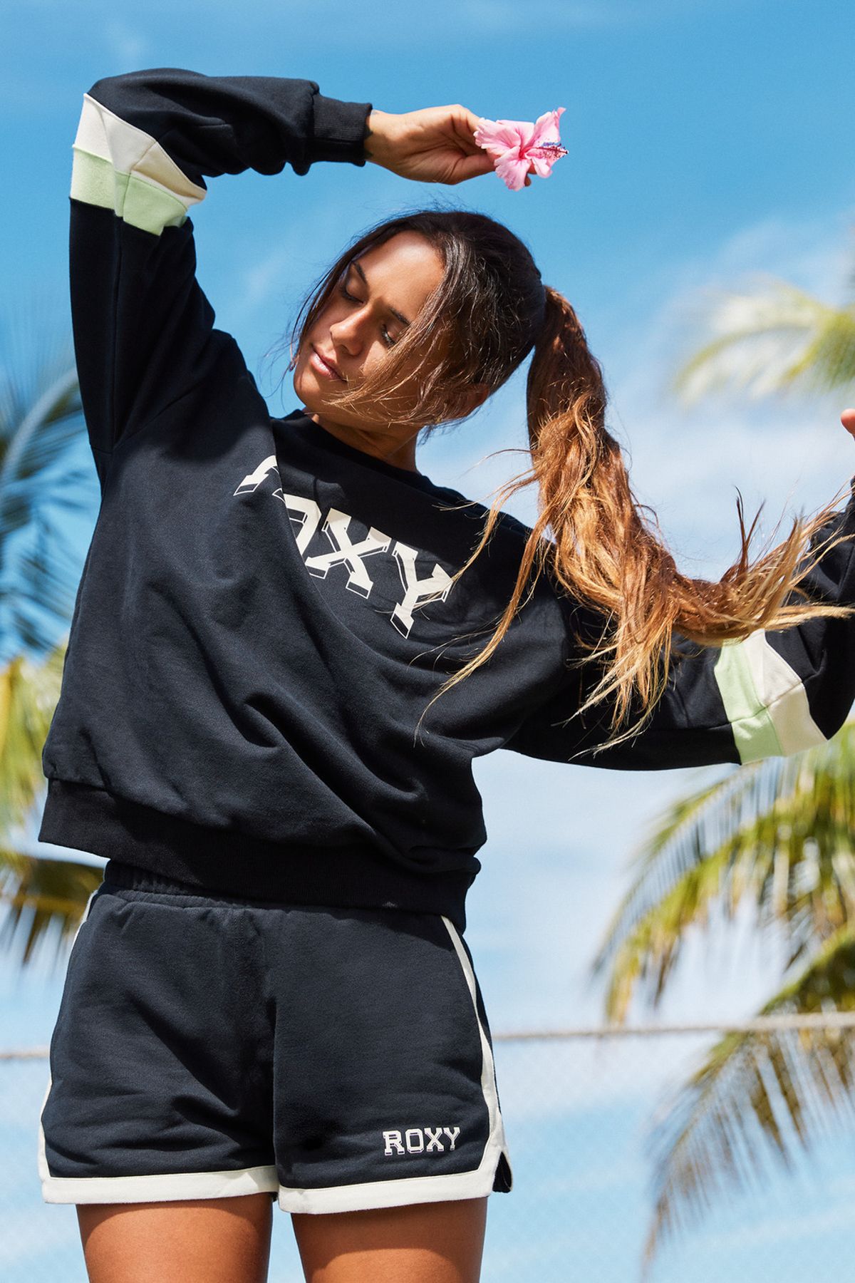 Roxy-Pullover-Sweatshirt für Damen – 100 % Bio-Design, Active-Kollektion 6
