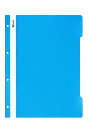 Esselte Telli Dosya Plastik A-4 Açık Mavi 50 Li 4199 (1 PAKET 50 ADET)