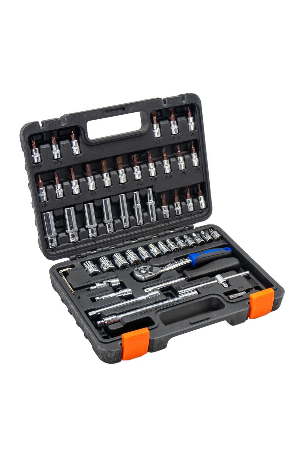 Titi-6202 Model 1/4" Socket and Socket Bit Set - 53 Pieces 1