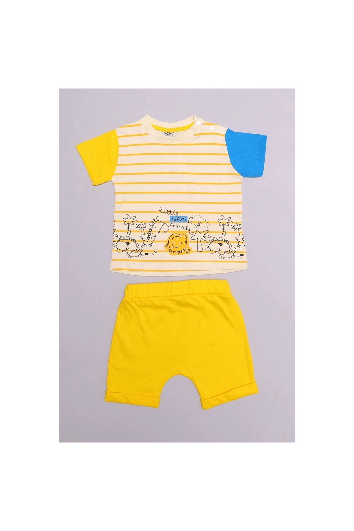 6-18 Months Striped Baby Set Yellow - 152454.1803.