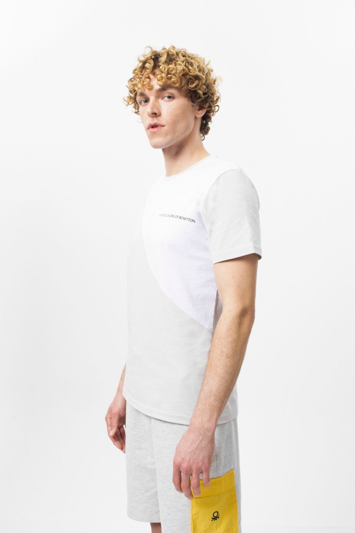Benetton-تيشيرت رجالي M20448 71390 2
