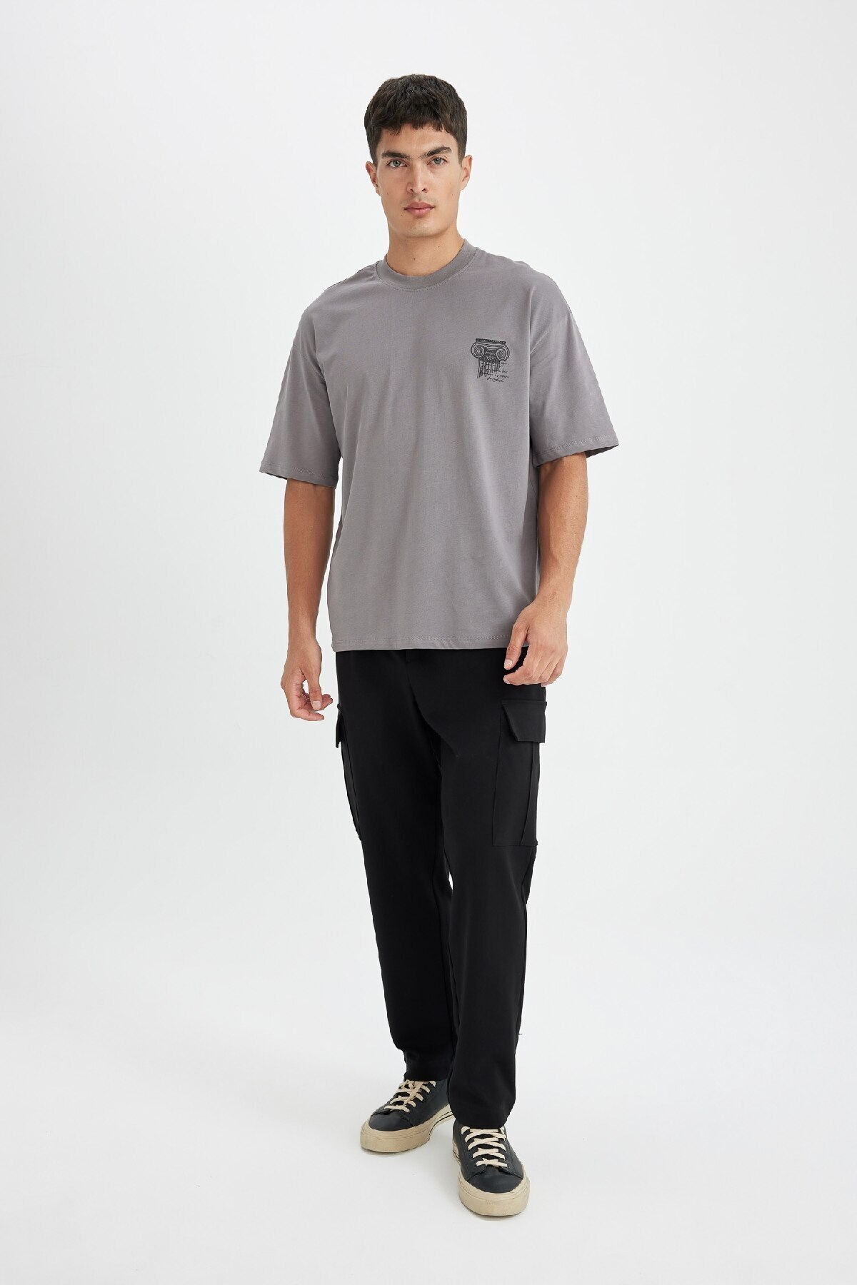 تی شرت مردانه دفاکتو | D4908AX24AU Defacto - Image 2