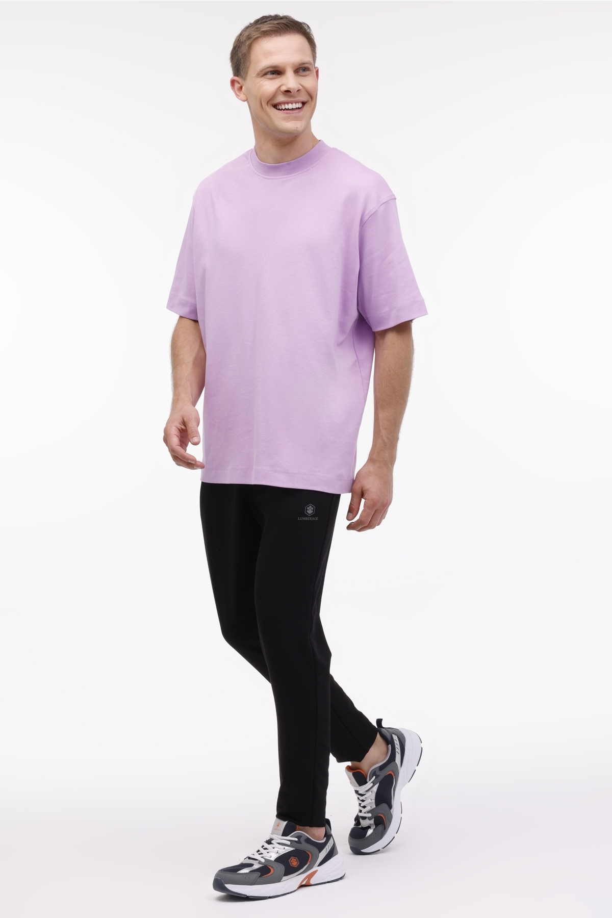 شلوار گرمکن مردانه مشکی لامبرجک | M-CT121 BASIC T.PNT 4PR اورجینال - تصویر 3