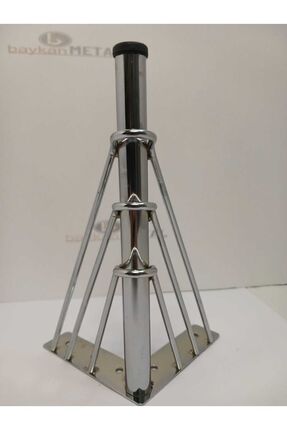 Baykan metal TEL 15 DEKORATİF METAL KOLTUK VE KANEPE AYAĞI KROM