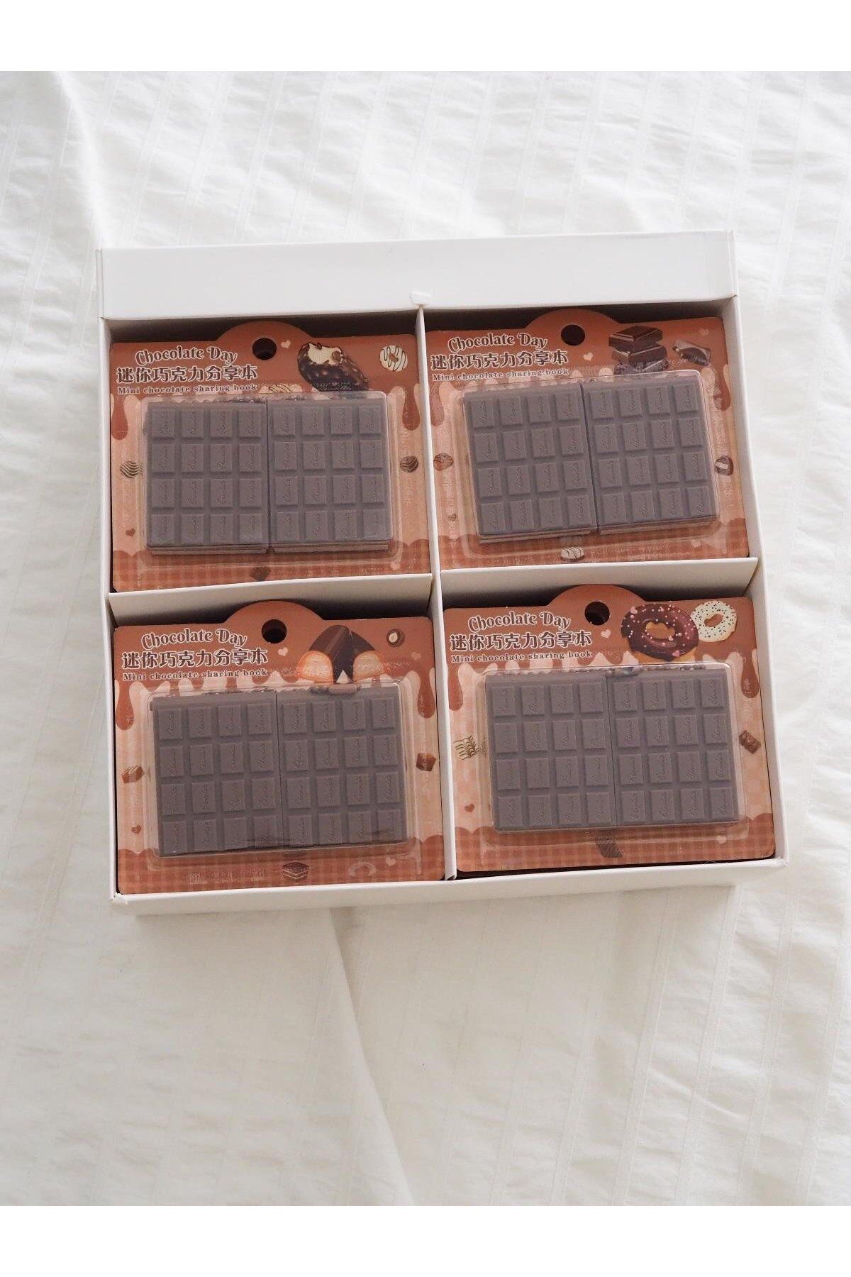 Planet Butik-Chocolate Designed Set of 2 Keychain Notebook 6