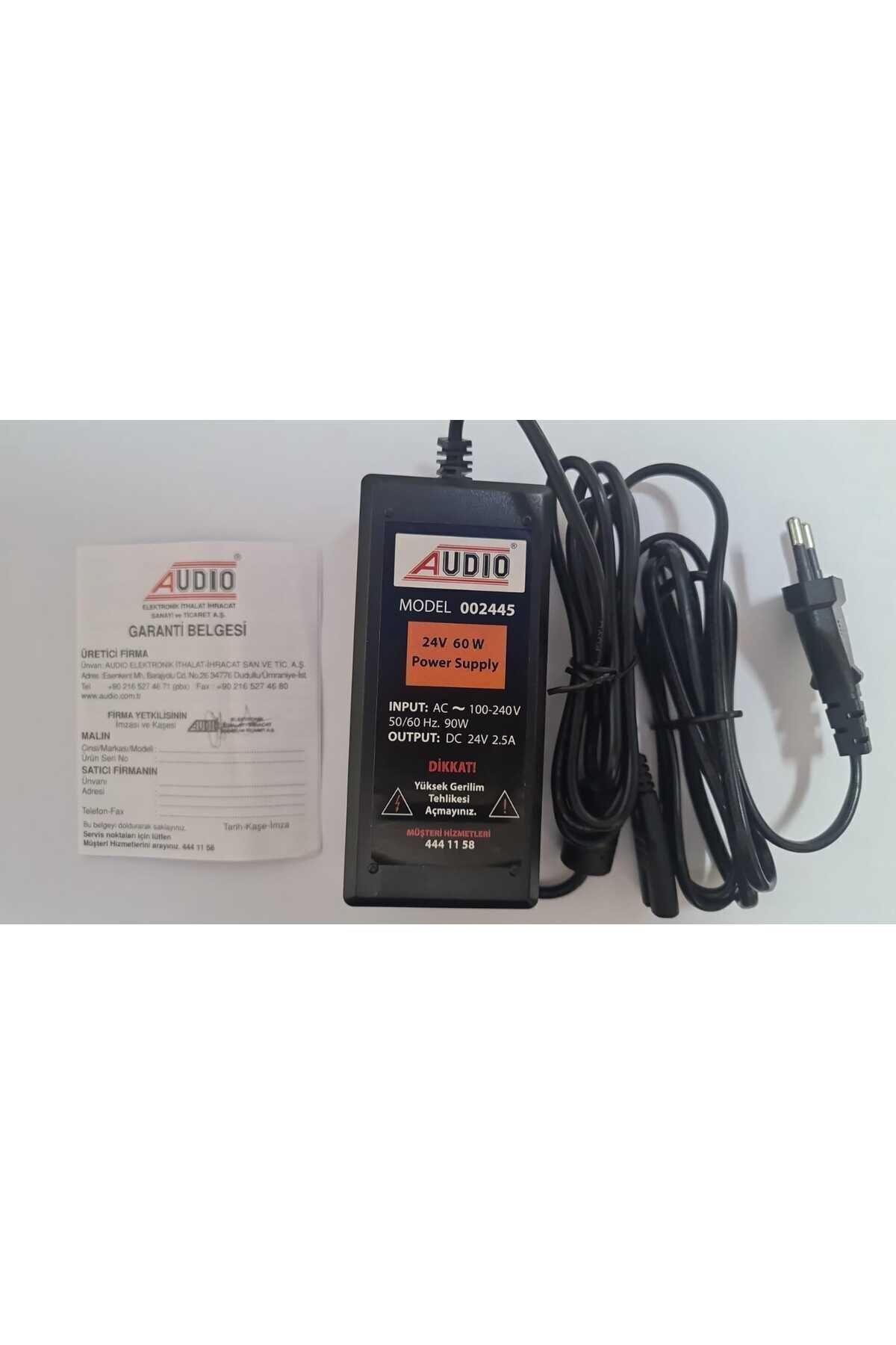 AUDİO Audio 002445 Güç Kaynağı Power Supply 24v 60w - Fiyatı