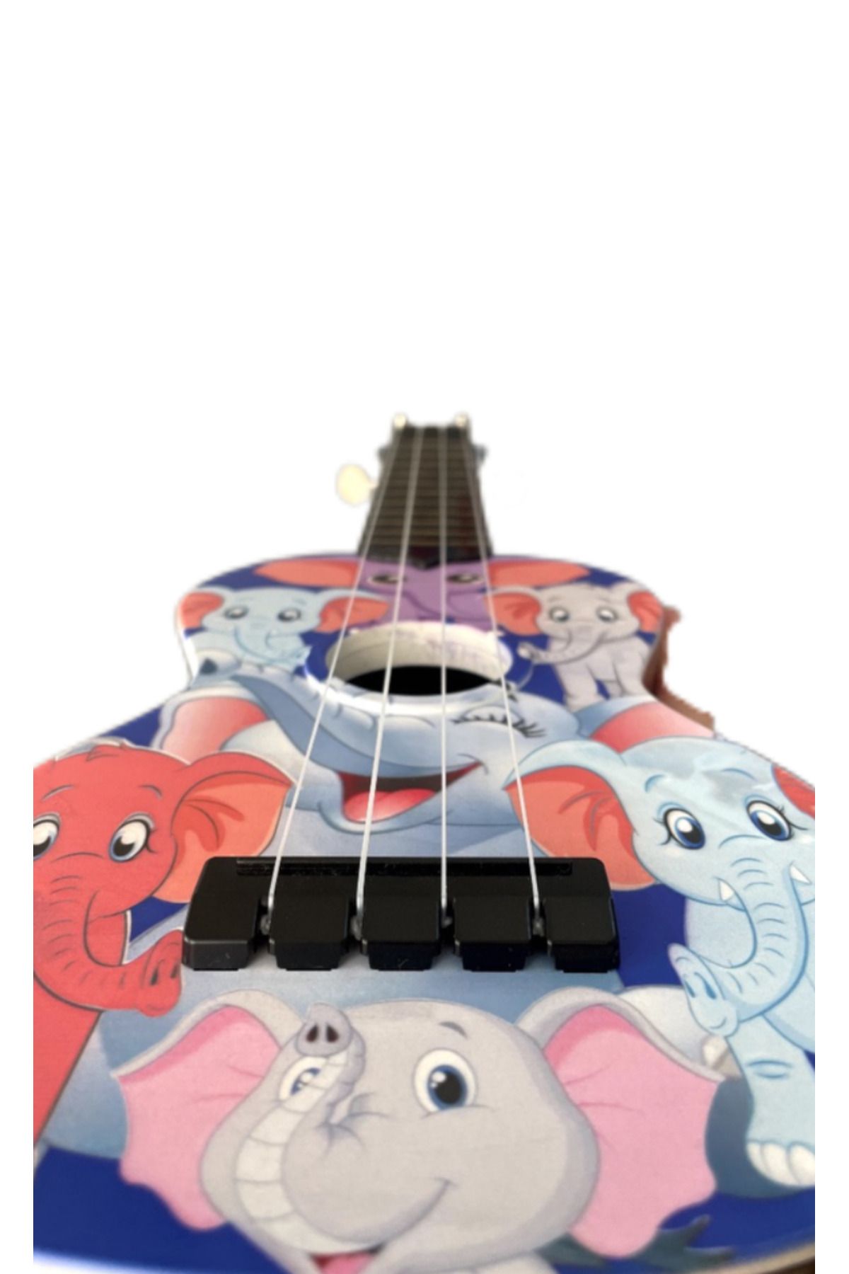 Rock Viper-Hawian Soprano - Elephant Patterned Composit Ukulele 2