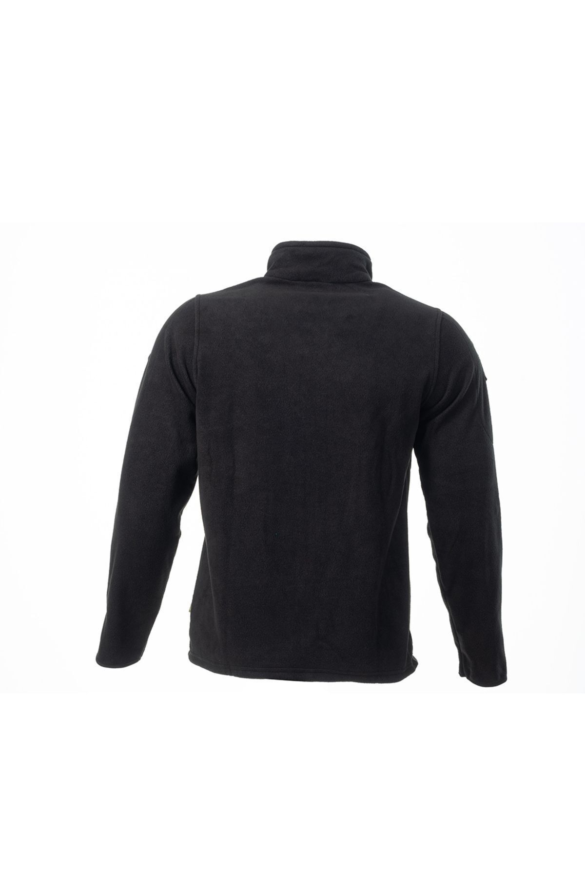 کت 5 جیبی یونیسکس پشمی — مشکی karcamp351 — تصویر 3 از 5