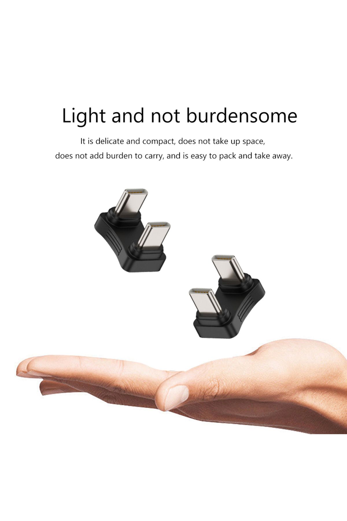 ALLOYSEED-2 in 1 Converter Connector Male To Male Type-C2.0 U Shaped USB C To USB C Extension Adapter 480Mb... 6