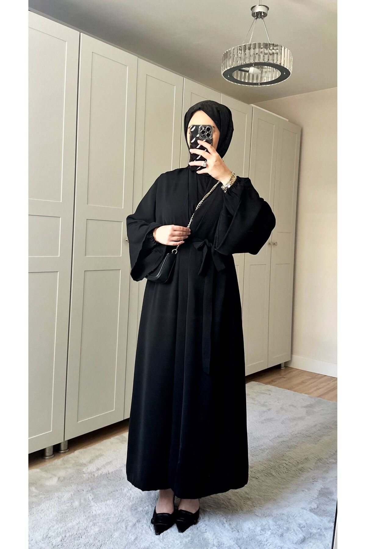 ZEHRA ÇAMRAN İKİ KOLLU TASARIM ABAYA