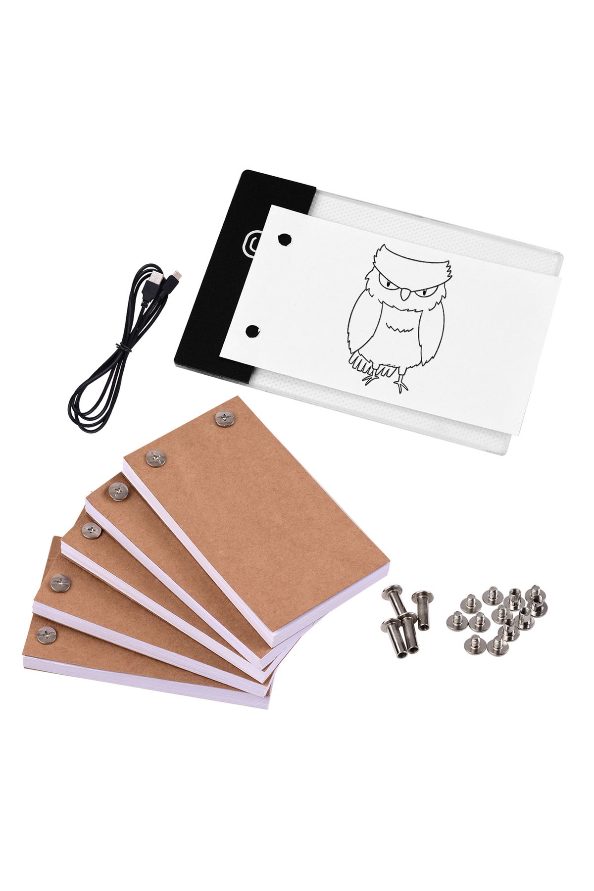 Choice-Flip Book Kit with Light Pad LED Light Box Tablet 300 Sheets Drawing Paper Flipbook for Drawing T... 4