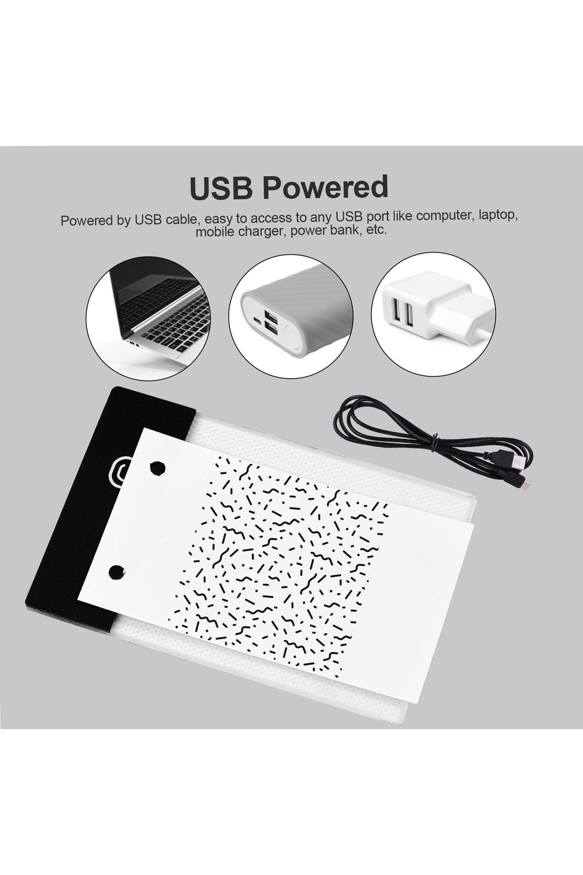 Choice-Flip Book Kit with Light Pad LED Light Box Tablet 300 Sheets Drawing Paper Flipbook for Drawing T... 5
